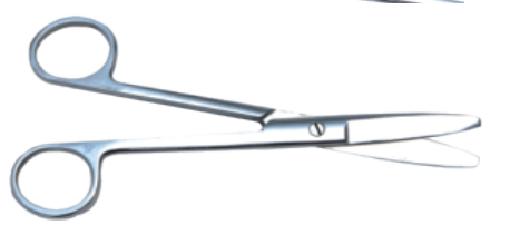 Stainless Steel Operating Scissors - Configuration B - ERV-VI-SRG-00014
