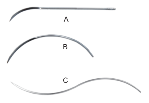 Stainless Steel Suture Needles in Three Shapes - ERV-VI-SRG-00019