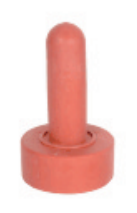 Tan Cylindrical-Base Calf Feeding Teat - ERV-DF-FED-00009