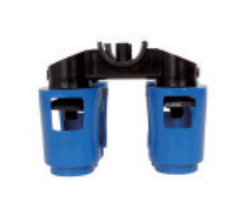 Twin Blue-Cup Milking Jetter Assembly - ERV-DF-PAR-00026