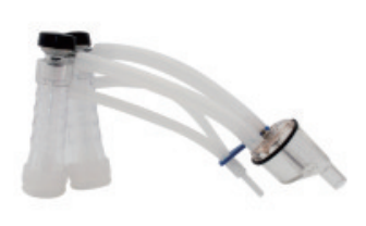 Twin Goat Milking Cup Assembly with Fittings - ERV-DF-LIN-00002