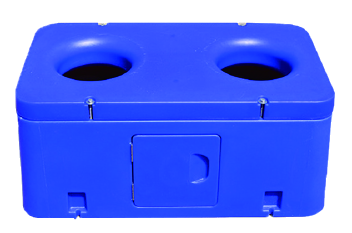 Two-Hole Polyethylene Livestock Drinking Tank