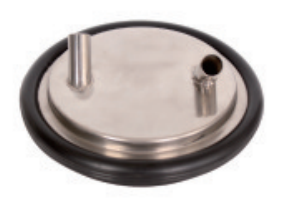 Two-Port Stainless Steel Milking Bucket Lid - ERV-DF-TUB-00015
