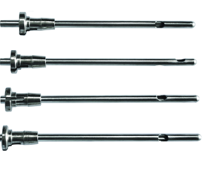 Four straight veterinary infusion tube configurations