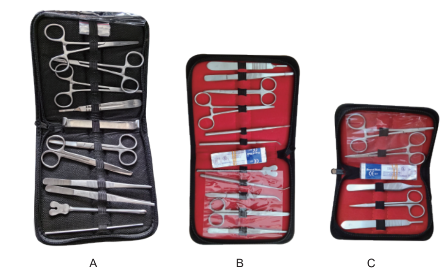 Veterinary Instrument Bags in Three Sizes - ERV-VI-SRG-00022