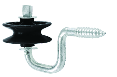 Wheel Fence Insulator with Screw - ERV-VI-FEN-00019