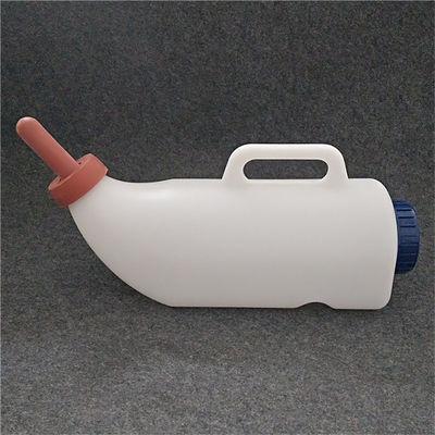 4 L angled calf bottle side view