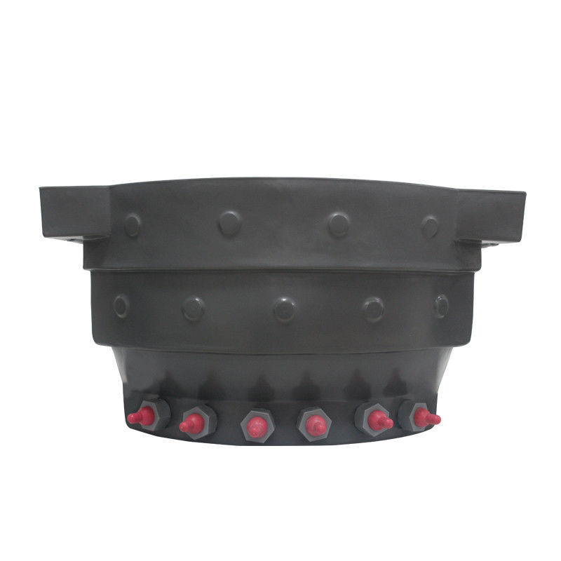 Six-teat feeder front view