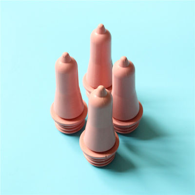 Replacement feeding teats with threaded bases