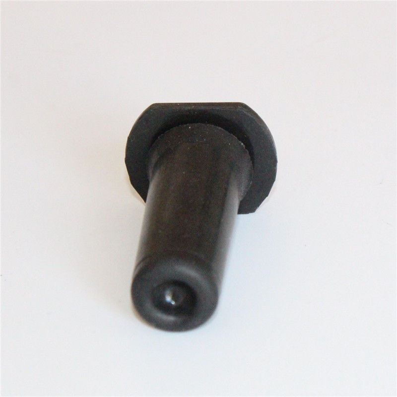 Tall black teat outlet and flange