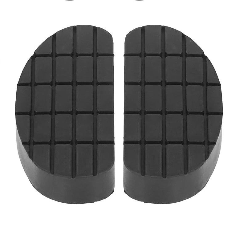 Rubber hoof pad face view