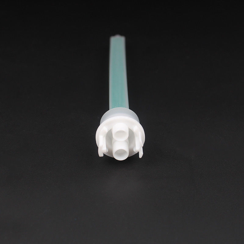 Static mixing nozzle inlet connector