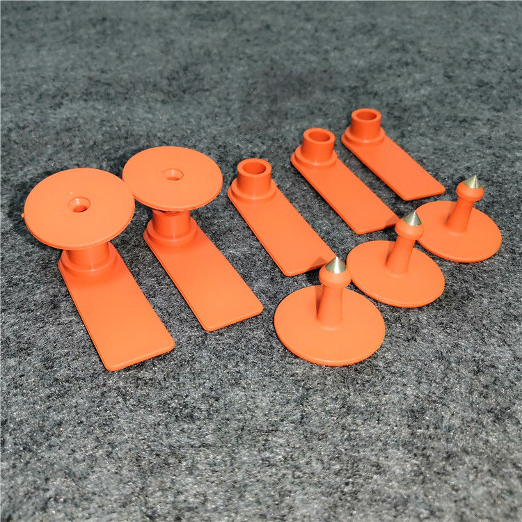 Two-piece sheep ear tag fastening profile