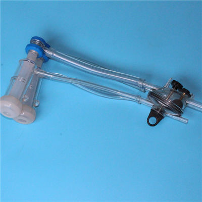 Goat cluster cup and tube routing