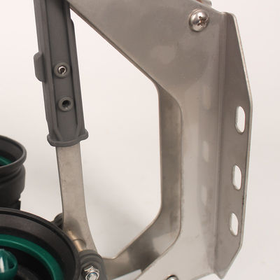 Angled bracket mounting holes