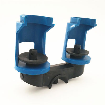 Twin-cup jetter assembly open profile