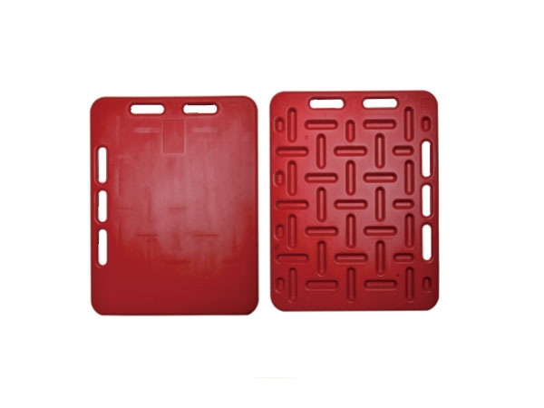 HDPE sorting board front and rear views